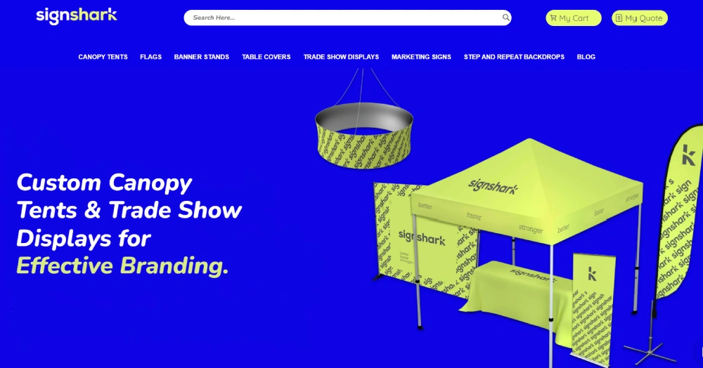 Sign Shark Custom Canopy Tents